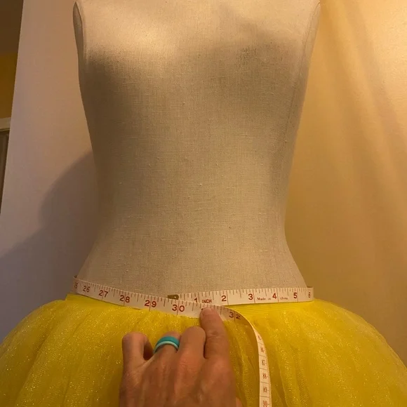 Yellow Tulle Skirt fairy core festival costume 🧚 - Picture 11 of 11